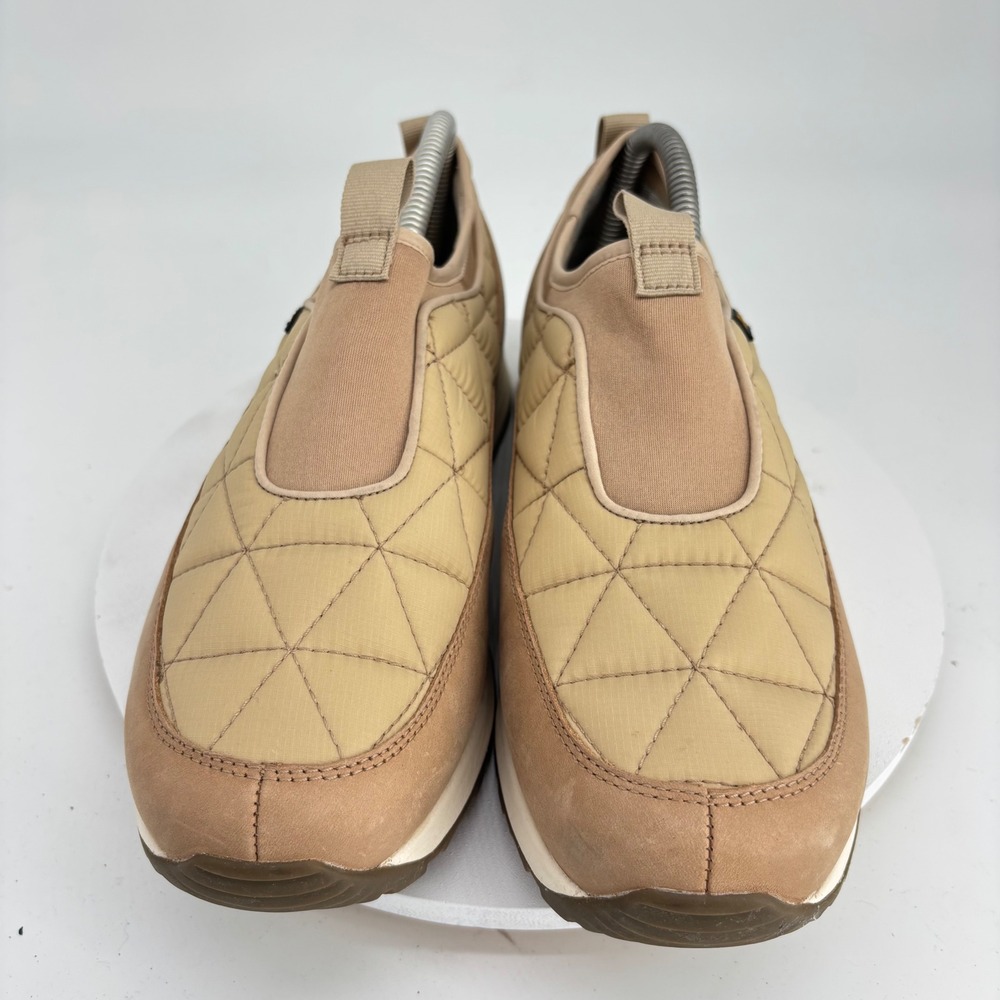 Teva Ember Commuter Slip On Shoes Womens 11 Tan Quilted Waterproof Sneakers - Picture 2 of 9